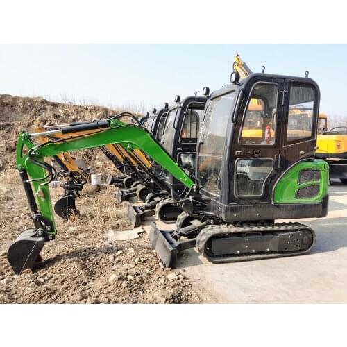 New 1.8Ton Digger Crawler Excavator Farm Works Chinese Construction Machine