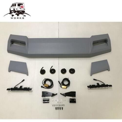 G class W463 PU and carbon fiber front roof spoiler fit for G-class W463 G500 G550 G55 G63 front roof spoiler