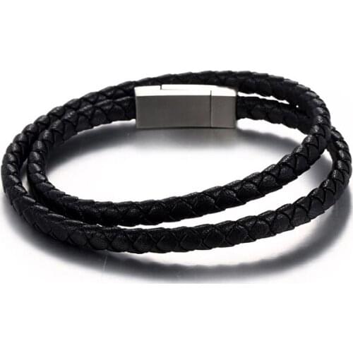 Personalize Braided Wrap Leather Bracelets For Men Women Vintage Life Charm Wristbands Girl Boy Gifts
