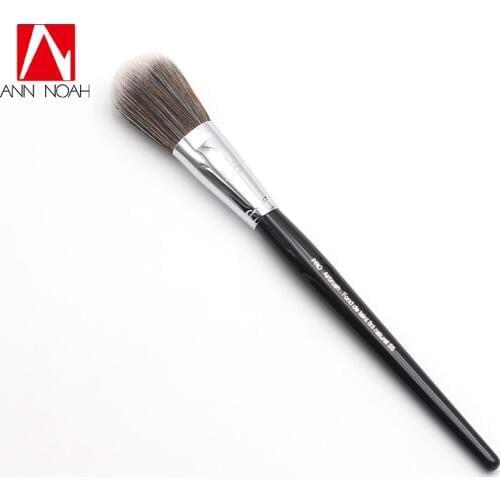 Professional Black Long Wood Handle Dense Synthetic Fiber 55 Pro Steak Free Powder Applicator Airbrush Brush