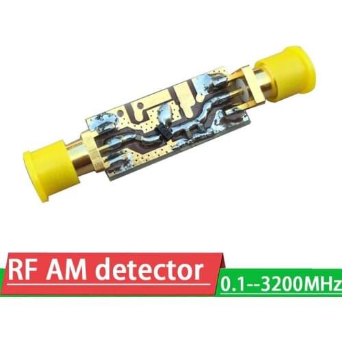 RF AM Detector 0.1-3200MHz 2.4G 20db Diode Demodulator Amplitude Modulation Envelope detector for Ham Radio Amplifier