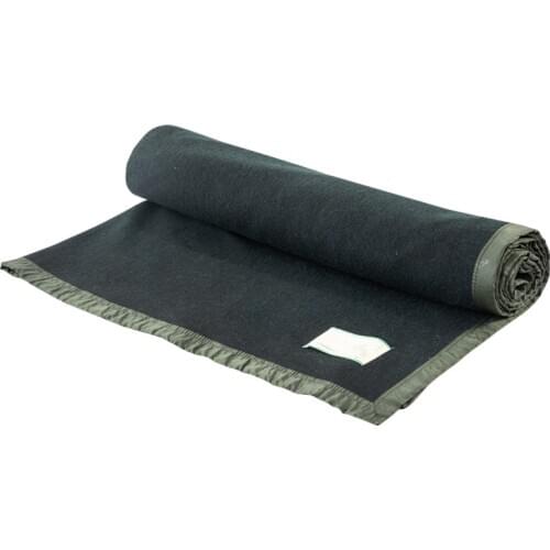 Wool Blanket Warm Blue Army Throw Blanket Army Green Towel Blanket 150x200cm for Military