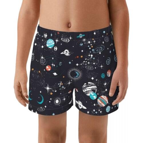 Star Universe Multi Prints boy Elastic Swimming Trunk Swimwear Beach Swim Sport Short Surfing Summer Swimsui Shorts Bathing Suit