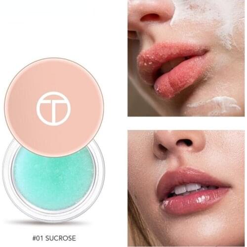 Lip Scrub Lips Sugar Crystals Cream Lighten Lip Lines Moisturizing Exfoliating Gentle Remove Dead Skin maquiagem Lips Care