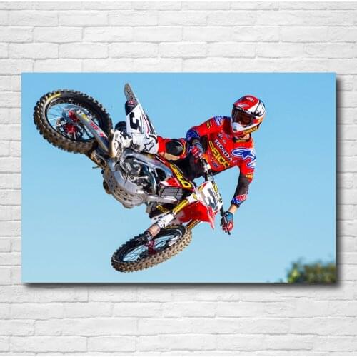 Modern Painting Supercross Motorbike Dirtbike Sport Motorcycle Race Racing bike Wall Art Posters Canvas Prints for Home Decor