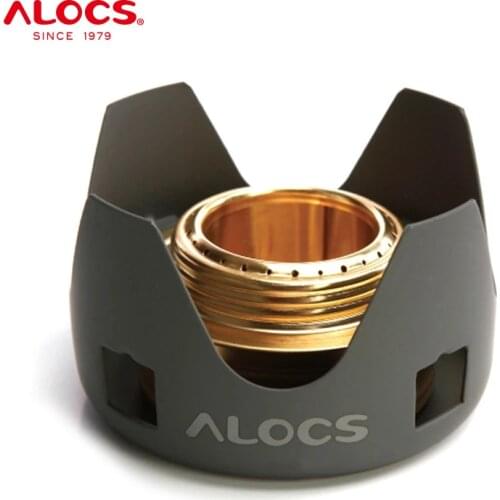 ALOCS CS-B02 Portable Compact Mini Spirit Burner Alcohol Stove for Outdoor Backpacking Hiking Camping Picnic