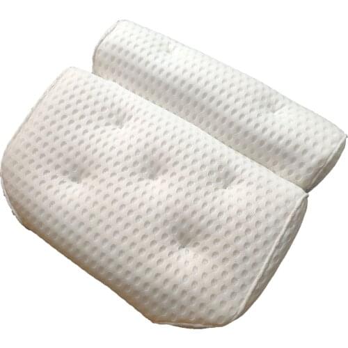 Bath pillow 4 D Net cloth bathroom pillow Convenient bathroom pillow, soaking backrest Household toiletries bathroom decor