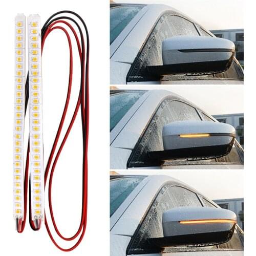 2pcs Car Rearview Mirror Turn Signal Lights Indicator Lamp For Ford Focus Fiesta Ecosport Everest Ranger Kuga