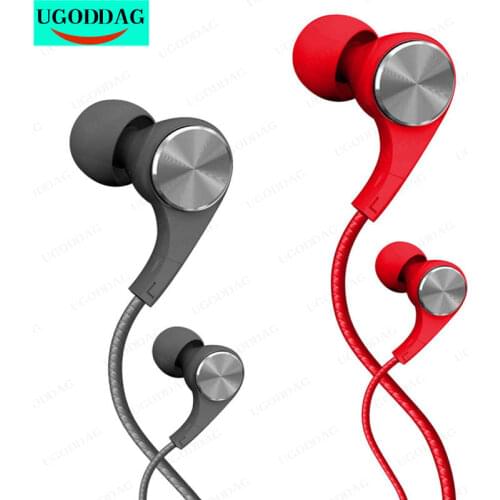 Universal 3.5mm Bass HIFI In-ear Earphones Dual Speakers Subwoofer Stereo Sports Music Headet for Samsung Huawei Xiaomi Iphone