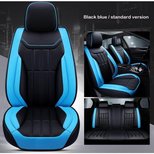 Universal Leather car seat cover for skoda kodiaq rapid spaceback octavia 2012 fabia 2 felicia karoq accessories seat covers