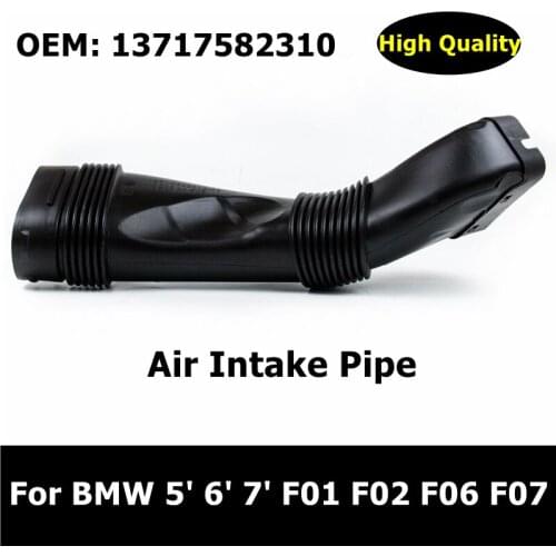 13717582310 Air Intake Pipe Air Duct Rubber Hose Inlet Air Pipe For BMW 5'/6'/7