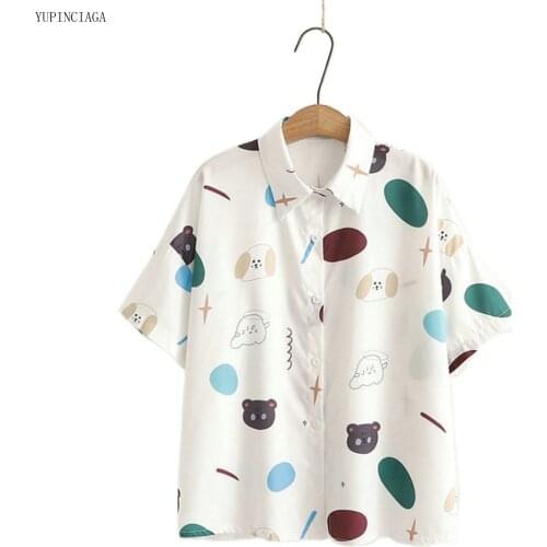 Блузки с принтом YUPINCIAGA China At AliExpress