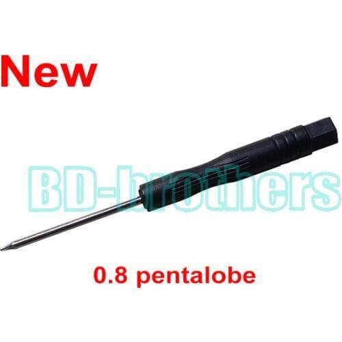 0.8 Pentalobe Screwdriver Pentacle 5 Point Mini Black Open Tool for iPhone 4 4S 5G 5S 6 Plus 6S 7 Plus Bottom Screw 3000pcs/lot