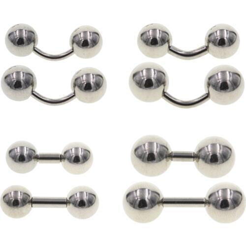 1pc Curved Straight Ball Tragus Piercing Oreja Earrings Vagina Genital Piercing Helix Belly Dick Penis Ring Pircing Sex Jewelry