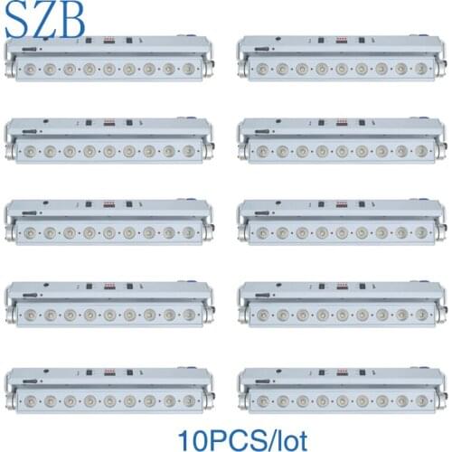 10 PCS SZB 9X15W 5 in 1 RGBWA Wireless DMX Battery Powered Bar Light/SZB-WBBL0915
