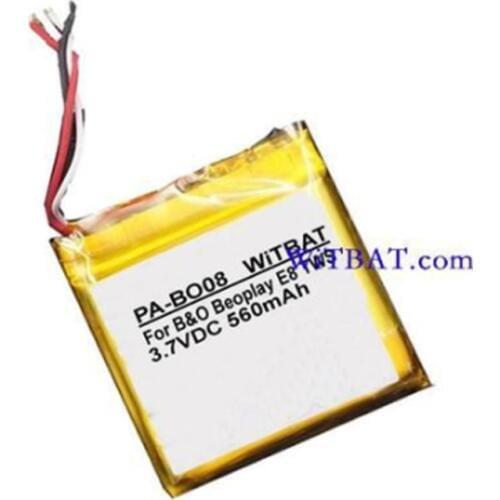 Battery for B&O Beoplay E8 TWS Headset New Li Polymer Rechargeable Accumulator Pack Replacement 3.7V 560mAh AEC643333A Trackable