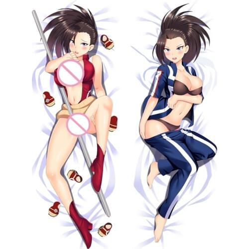 Anime Boku no Hero Academia Dakimakura Hugging Body Pillow Case YAOYOROZU MOMO Pillow Cover Home Bedding