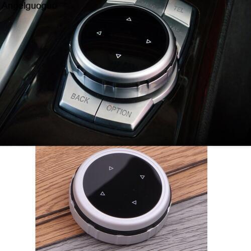 Car Interior Multimedia Buttons Cover For BMW 1 2 3 4 5 7 Series X1 X3 X4 X5 X6 F30 F10 F15 F16 F34 F07 F01 E70 E71 Accessories