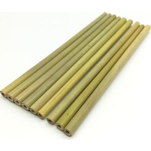Bamboo Straws Bamboo Drinking Straw Reusable Eco Friendly Handcrafted Natural Drinking Straws and Cleaning Brush LX5202
