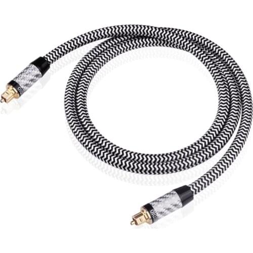 C-002 Hi-End HiFi digital audio fiber optical cable 5.1 DTS Dolby digital DAC optical fiber cable 5u gold plated plug cable