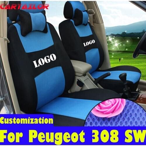 CARTAILOR automobiles seat covers for peugeot 308 accessories sandwich car seats for Peugeot 308 SW cover car seats protection
