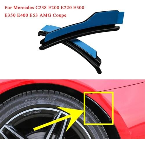 For Mercedes C238 E200 E220 E300 E350 E400 E53 AMG Coupe Car Fender Flares Mud Flaps Splash Guards Arch Wheel Eyebrow Lip