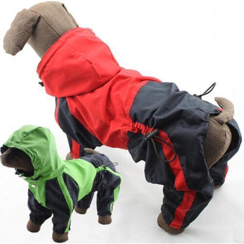 Large Dog Raincoat Small Dog Rain Jacket Jumpsuit Poodle Bichon Samoyed Husky Golden Retriever Waterproof Clothing Dog Outfit