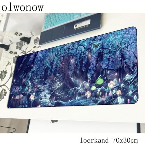 Forest Fantasy mouse pad gamer HD print 900x400x3mm gaming mousepad notbook desk mat big padmouse games pc gamer mats gamepad