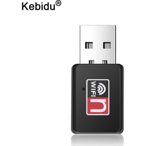 Kebidu New 150Mbps Mini Wi-Fi Adapter USB WiFi Adapter For PC USB Ethernet WiFi Dongle 2.4G Network Card Antena Wi Fi Receiver