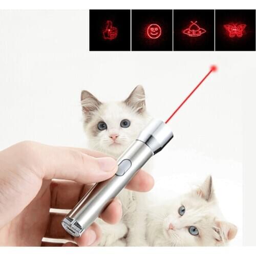 Laser Teasing Cat Pen USB Charging Cat Tickle Flashlight Puzzle Pet Cat Tickle Toy Gatos Productos Para Mascotas Cat Laser