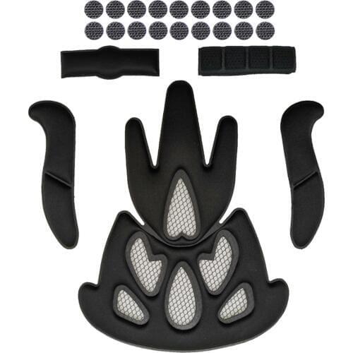 LOCLE Universal Cycling Helmet Pads With INSECT-NET Sealed Sponge Bicycle Helmet of Inner Pads Helmet Padding Bike Helmet Pads