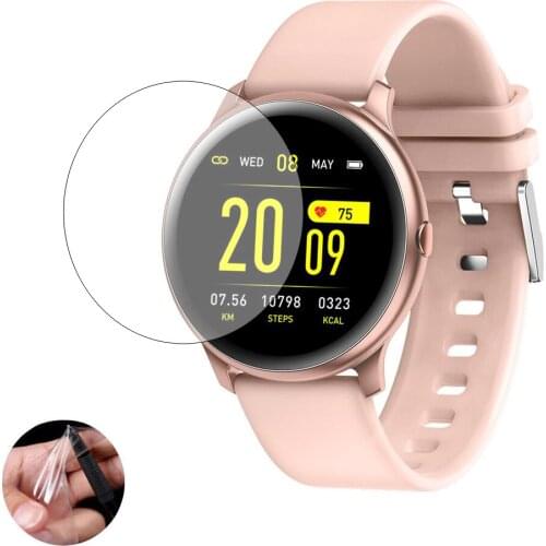 3pcs TPU Soft Protective Film Guard For RUNDOING LYKRY KW19 Smart Watch Women Men Smartwatch Screen Protector Cover Protection