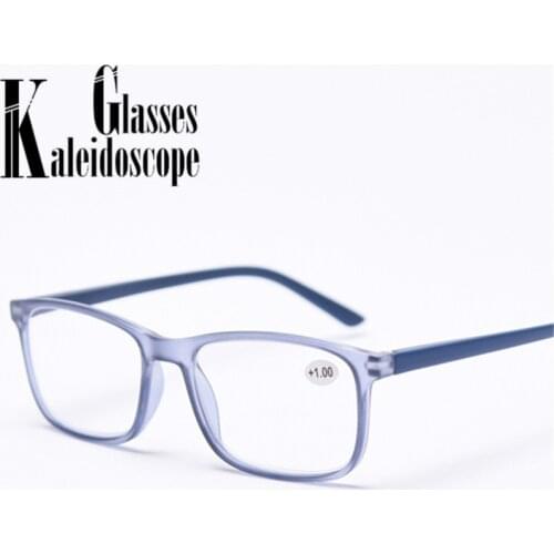 +1.0 1.5 2.0 2.5 3.0 3.5 Reading Glasses Women Men Anti Blue Ligth Presbyopic Glasses Fashion Square Matte Frame Spectacles
