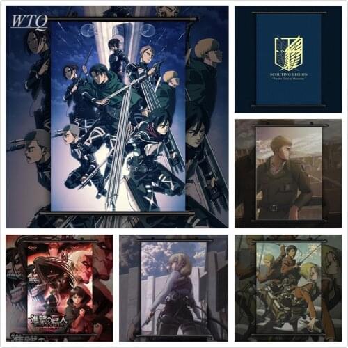 Anime Posters Attack on Titan Christa Renz Annie Fubar Braun Canvas Painting Wall Decor Wall Art Picture Room Decor Home Decor