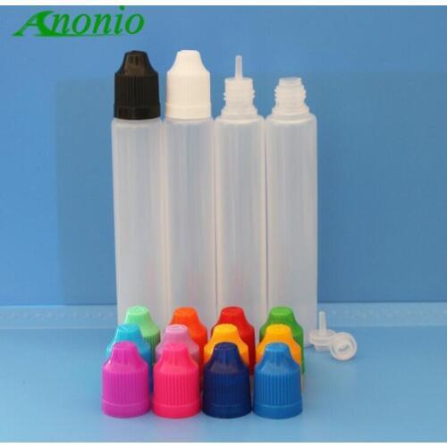 30ml e liquid BottleS oil dropper Bottle Childproof Cap Pen Shape Plastic Dropper Empty Bottle PE Plastic Storage Bottle 010B