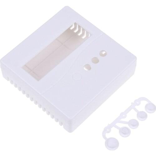 1PCS 86 Plastic Project Box Enclosure Case 8.6x8.6x2.6cm White Color
