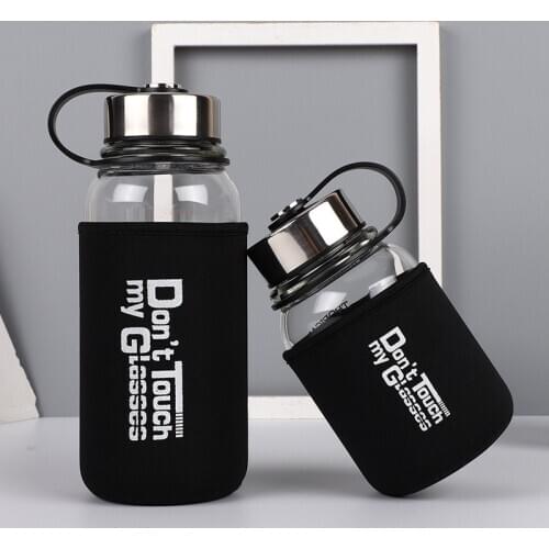Daily necessities space cup outdoor business glass daily water bottle