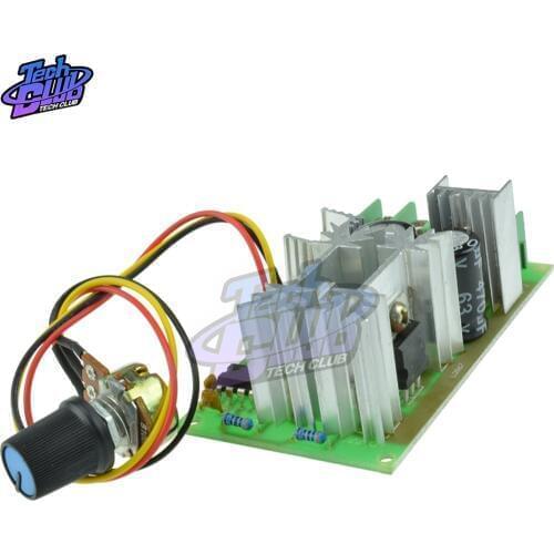 DC 9-60V Motor Speed Control Regulator PWM Motor Speed Controller Switch 20A Current Regulator High Power Drive Module
