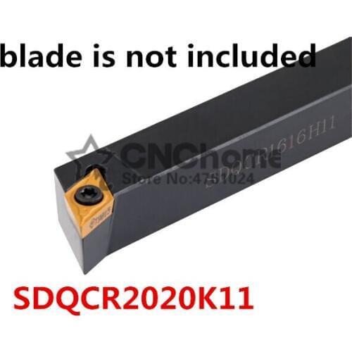 SDQCR2020K11/ SDQCL2020K11 Toolholder 20*20MM CNC turning tool holder, 107.5 degrees External turning tools, Lathe cutting tools