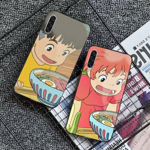Ponyo on the Cliff Amine cute Phone Case For Samsung galaxy S 7 8 9 10 20 edge A 6 10 20 30 50 51 52 70 note plus Cover Funda