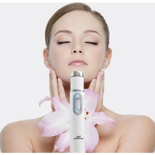 Blue Light Acne Laser Pen Portable Wrinkle Removal Machine Durable Soft Scar Remover Device Therapy Pen Massage Relax