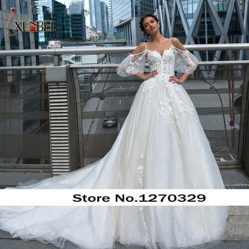 Mariage Bride Dresses New Arrivals Princess Wedding Dresses With Sleeve Beading Sweetheart Wedding Gowns Vestido De Novia