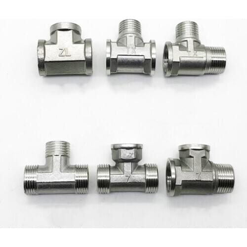 4 points stainless steel reducing tee outside outside inside and outside inside and outside inside and outside inside and outsid