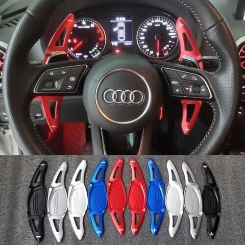 Paddle Shift For Audi R8 Spyder RS3 8V Sportback Limousine RS4 Avant RS5 B9 Coupe RSQ3 RSQ8 TTRS Car Steering Wheel Shifter DSG