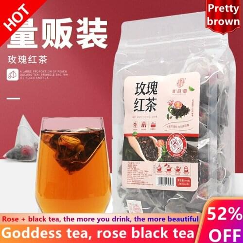 150g / 50 bag of rose black tea, tea bag, flower tea, herbal flavor bag, health slimming beauty anti aging tea