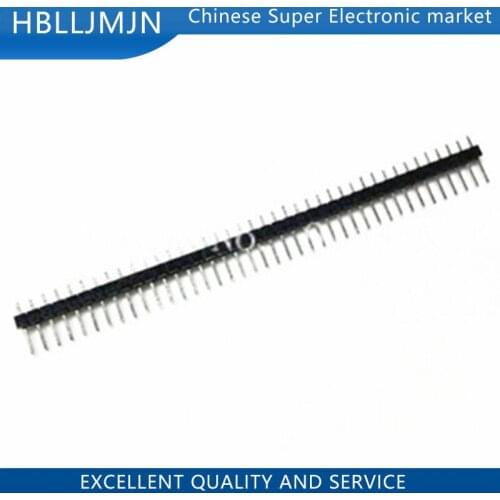 20pcs Connector 2.54mm 40 Pin Male Single Row silver Pin Header Strip Brand New