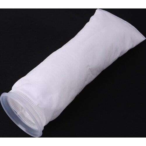 Aquarium Fish Tank Filter Sump Felt Sock Mesh Net Bag Micron Replacement White