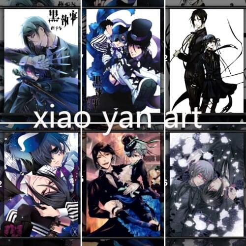 Kuroshitsuji Anime Diamond Mosaic Diamond Painting Diamond Mosaic DIY Full Diamond Embroidery Living Room Home Decoration