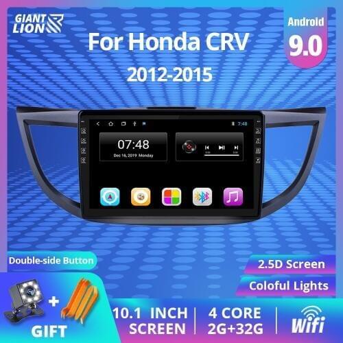 2DIN Android 9.0 For Car Radio For HONDA/CRV/CR-V 2012-2016 Autoradio Multimedia Video Player GPS Navigation Car Radio Stereo