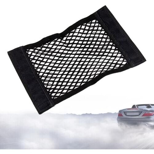 Car Tidy Rear Seat Trunk Cargo Organizer Storage Elastic Carrier Mesh Net Car Interior Storage Bags Stowing Tidying Pocket